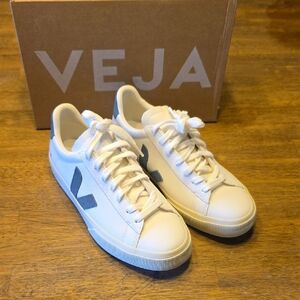 Veja Campo Chromefree Leather Women's Sz 9 Extra White California CP0503121A400